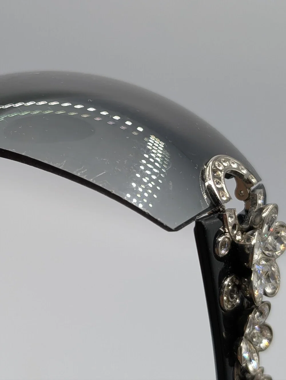 Bvlgari Black Shield Crystal Sunglasses